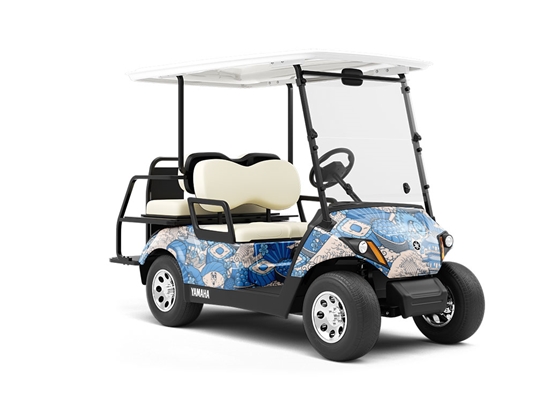 Ocean Bounty Food Wrapped Golf Cart