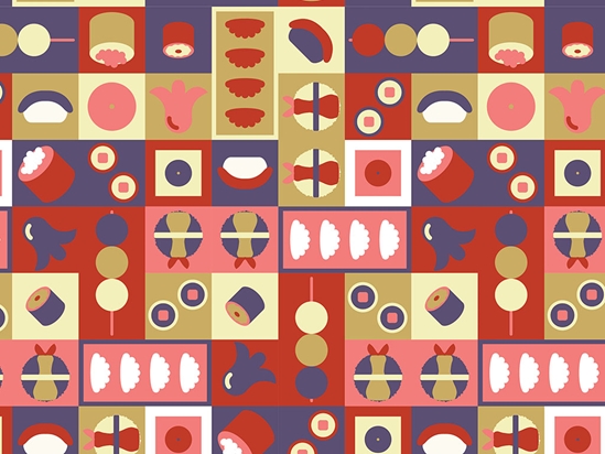 Red Meat Food Vinyl Wrap Pattern