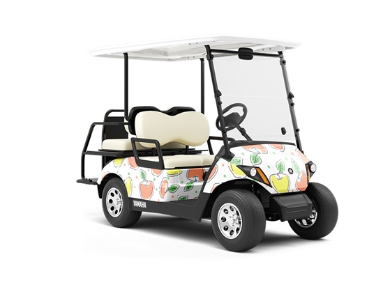 Bushel Full Fruit Wrapped Golf Cart