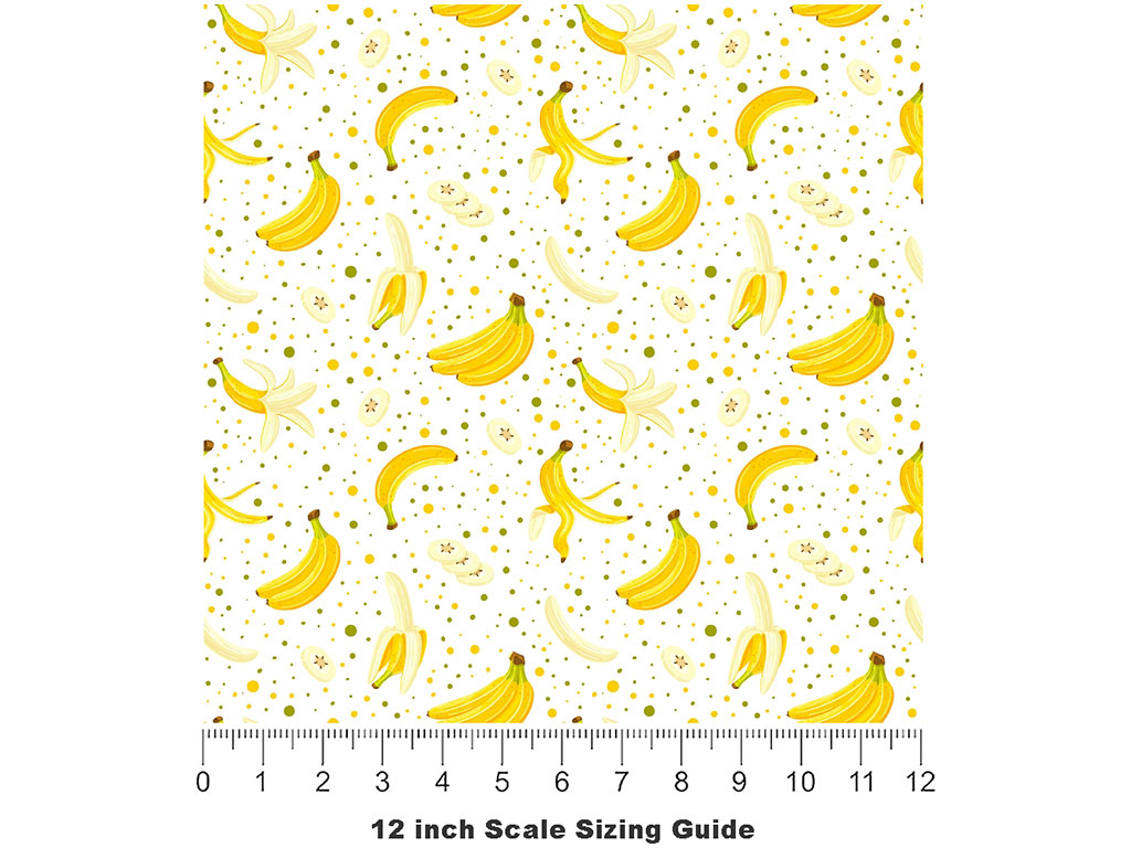 Watch Your Step Fruit Vinyl Film Pattern Size 12 inch Scale