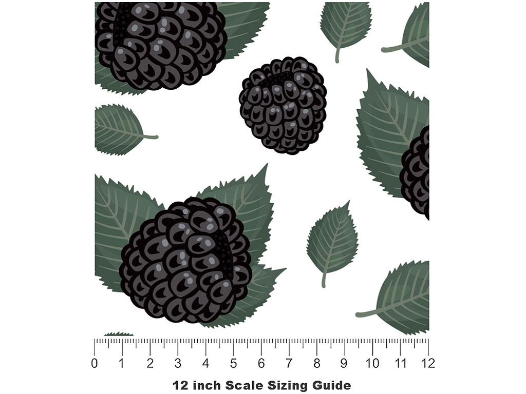 Black Diamond Fruit Vinyl Film Pattern Size 12 inch Scale