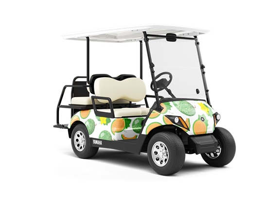 Olympic Express Fruit Wrapped Golf Cart