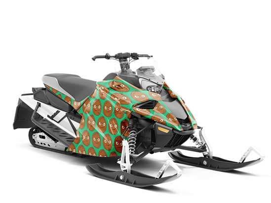 And-A-Man  Fruit Custom Wrapped Snowmobile