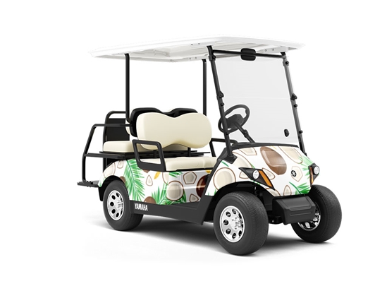 Fickle Fronds Fruit Wrapped Golf Cart