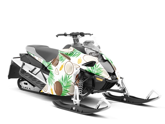Fickle Fronds Fruit Custom Wrapped Snowmobile