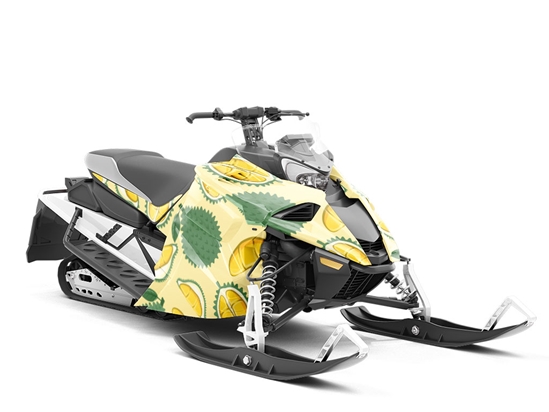 Prickly Personality Fruit Custom Wrapped Snowmobile