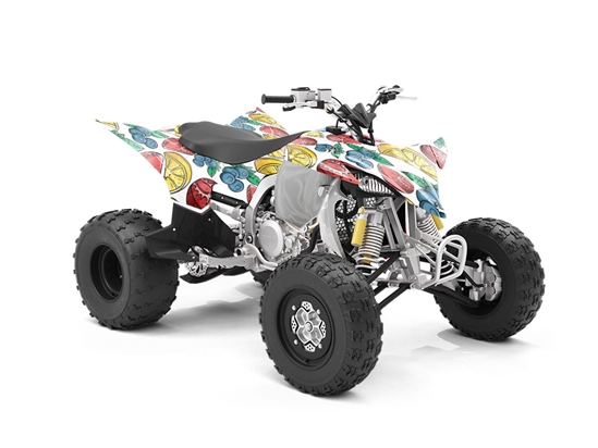 Colorful Compote Fruit ATV Wrapping Vinyl