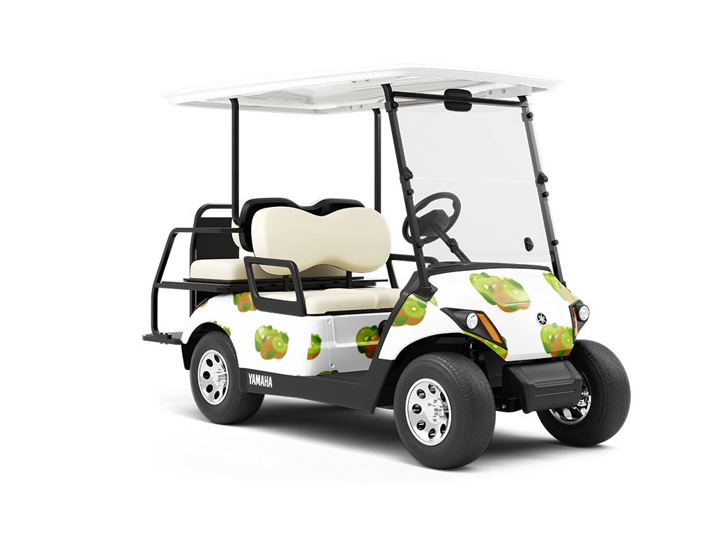 Arctic Beauty Fruit Wrapped Golf Cart