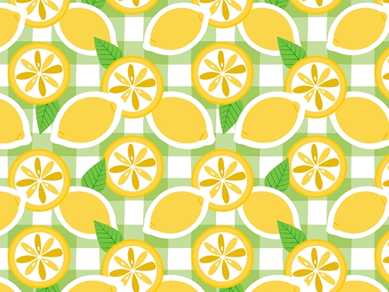 Classic Lemonade Fruit Vinyl Wrap Pattern
