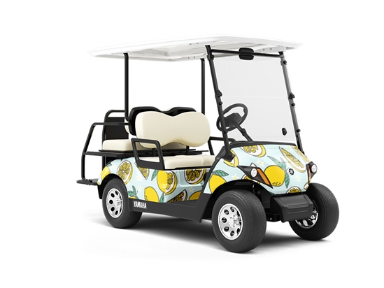 Four Seasons Fruit Wrapped Golf Cart