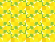 Lemon Mosaic Fruit Vinyl Wrap Pattern
