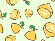 Soft Citrus Fruit Vinyl Wrap Pattern
