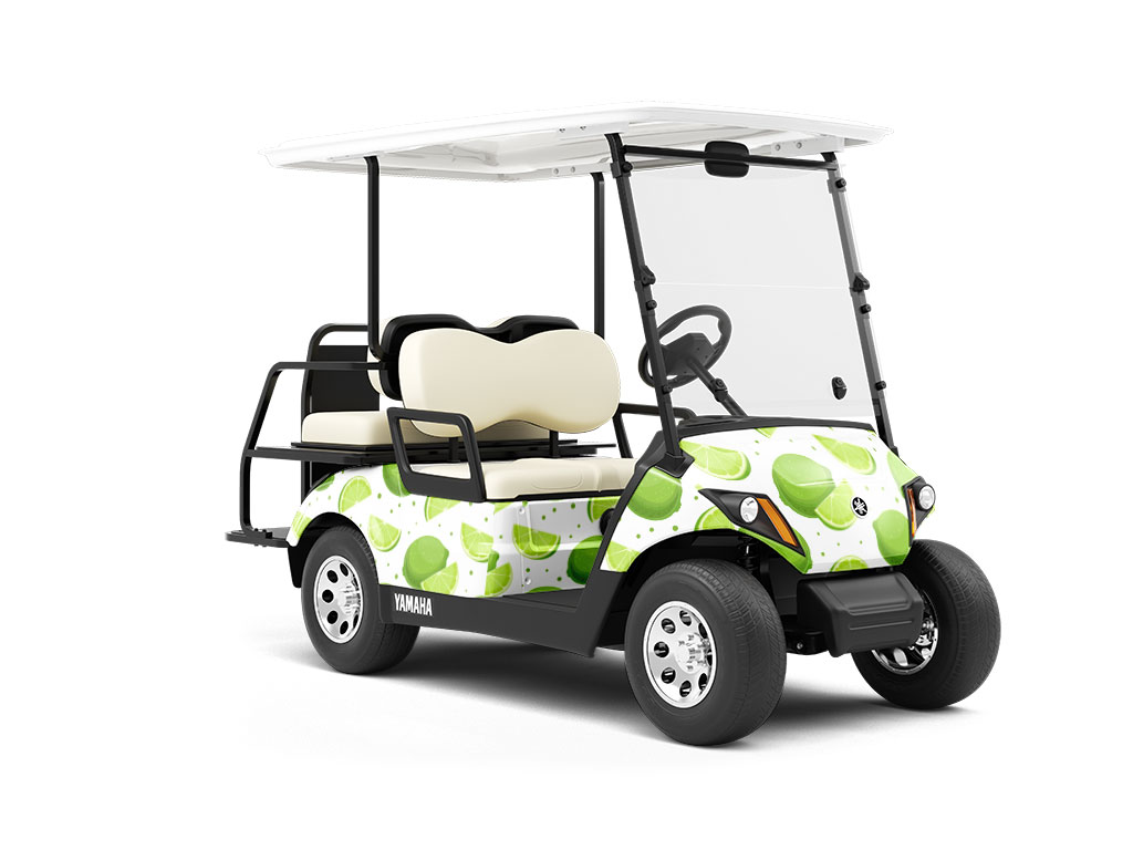 Millsweet Limetta Fruit Wrapped Golf Cart