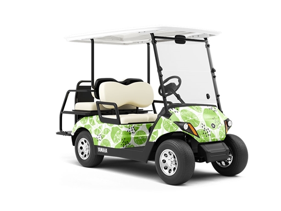 The Key Fruit Wrapped Golf Cart