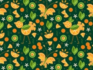 Sunny Grove Fruit Vinyl Wrap Pattern