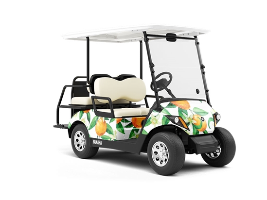 The Hamlin Fruit Wrapped Golf Cart