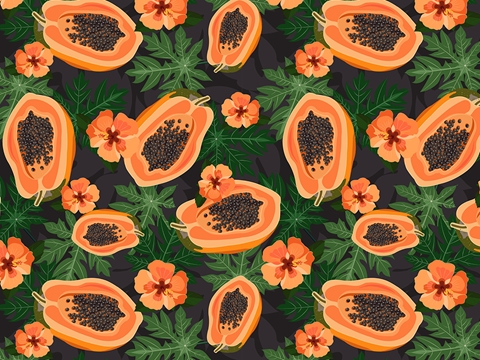 Rwraps™ Papaya Print Vinyl Wrap Film - Costa Rican Washington