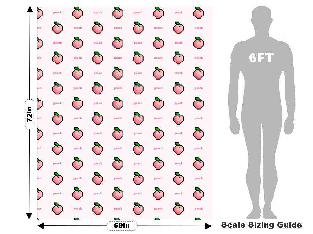 8-Bit Bites Fruit Vehicle Wrap Scale