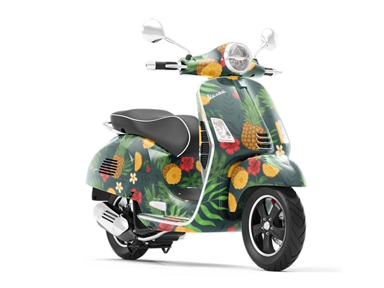 Abacaxi Slices Fruit Vespa Scooter Wrap Film