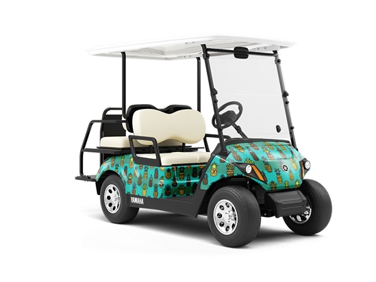 Caribbean Selections Fruit Wrapped Golf Cart