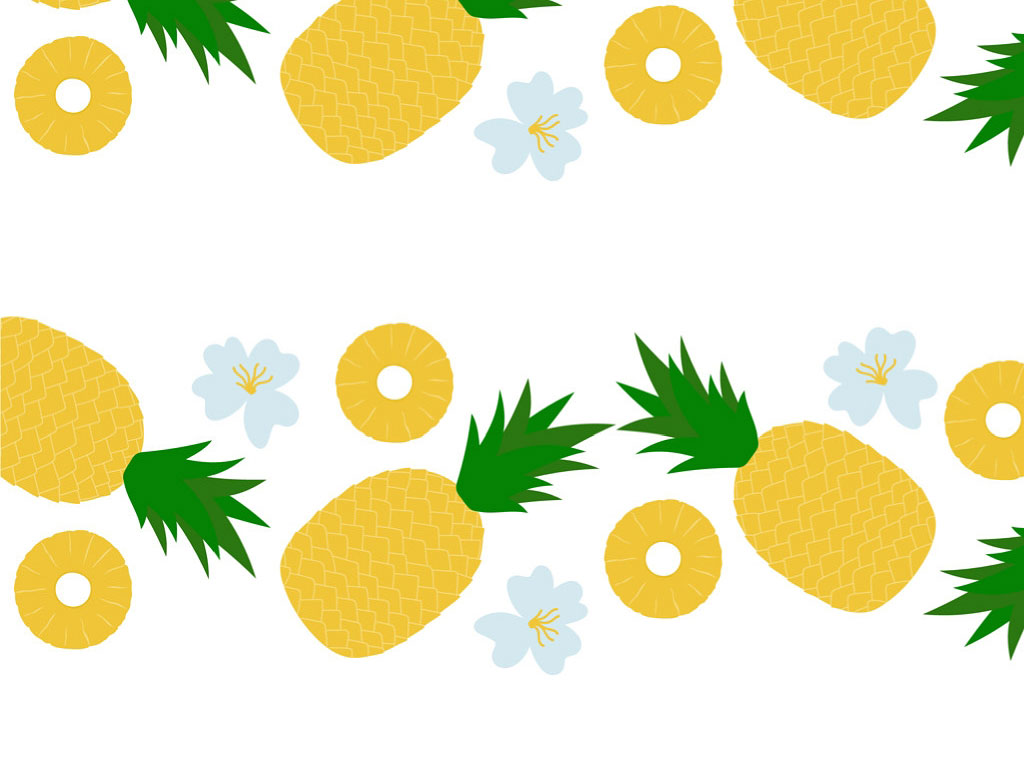 Pineapple Parade Fruit Vinyl Wrap Pattern