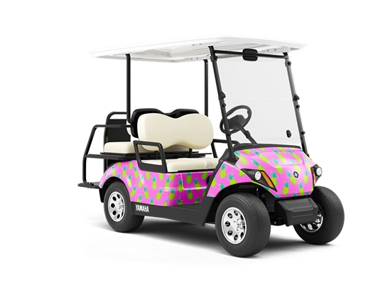 Poppin Pine Fruit Wrapped Golf Cart