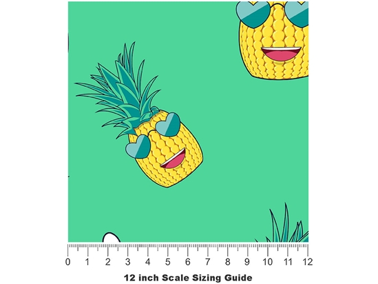 Tropical Times Fruit Vinyl Film Pattern Size 12 inch Scale