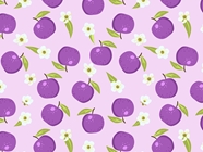 Reine Claudee Violette Fruit Vinyl Wrap Pattern