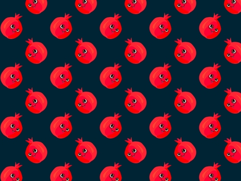 Rwraps™ Pomegranate Print Vinyl Wrap Film - Pom Poms