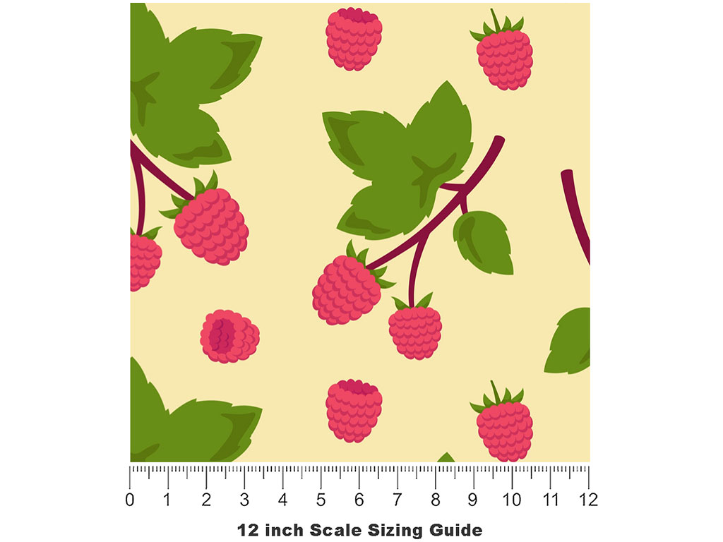 Bababerry Bush Fruit Vinyl Film Pattern Size 12 inch Scale