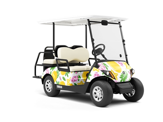 Romantic Kari Fruit Wrapped Golf Cart
