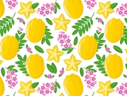 Romantic Kari Fruit Vinyl Wrap Pattern