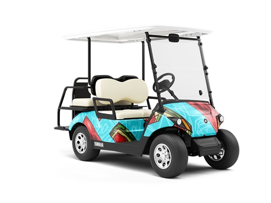 From the Icebox Fruit Wrapped Golf Cart