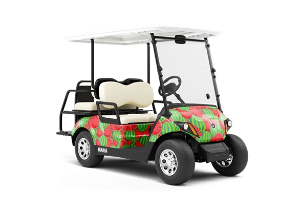 Georgia Rattlesnake Fruit Wrapped Golf Cart