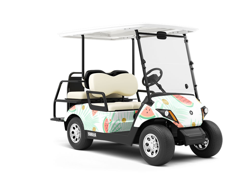Odells Obsession Fruit Wrapped Golf Cart