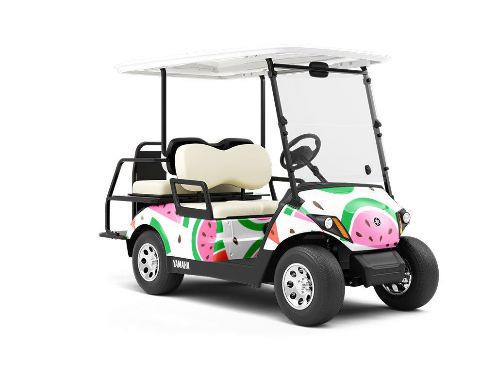 Picnic Variety Fruit Wrapped Golf Cart