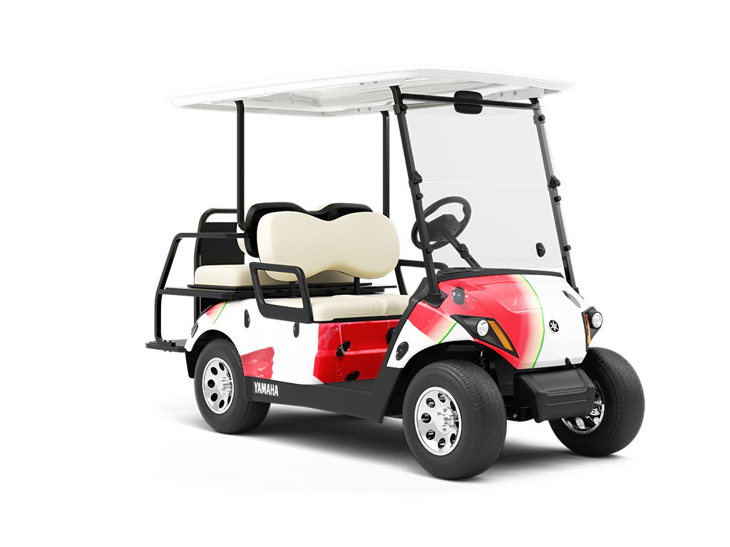 Single Slice Fruit Wrapped Golf Cart