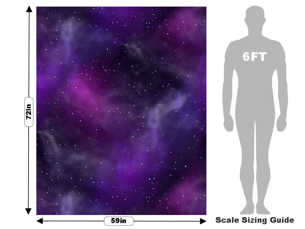 Star Light Galaxy Vehicle Wrap Scale