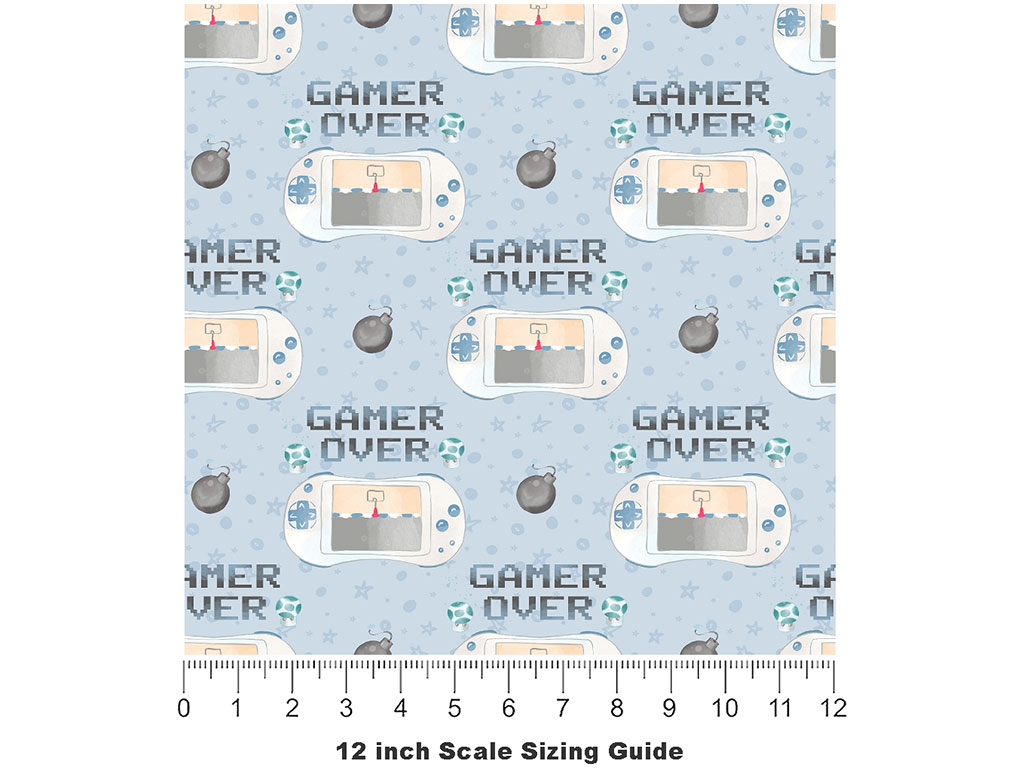 Checkpoint Missed Gaming Vinyl Film Pattern Size 12 inch Scale