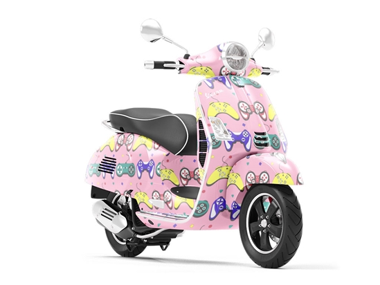 Console Control Gaming Vespa Scooter Wrap Film