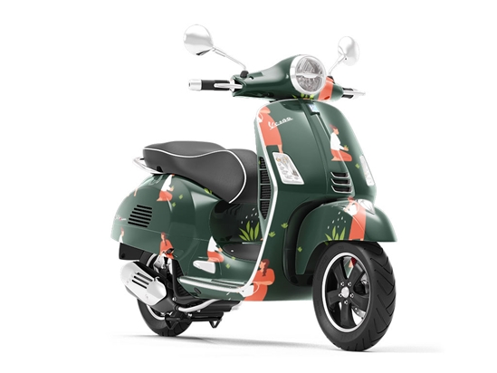 Ancient Traditions Gardening Vespa Scooter Wrap Film