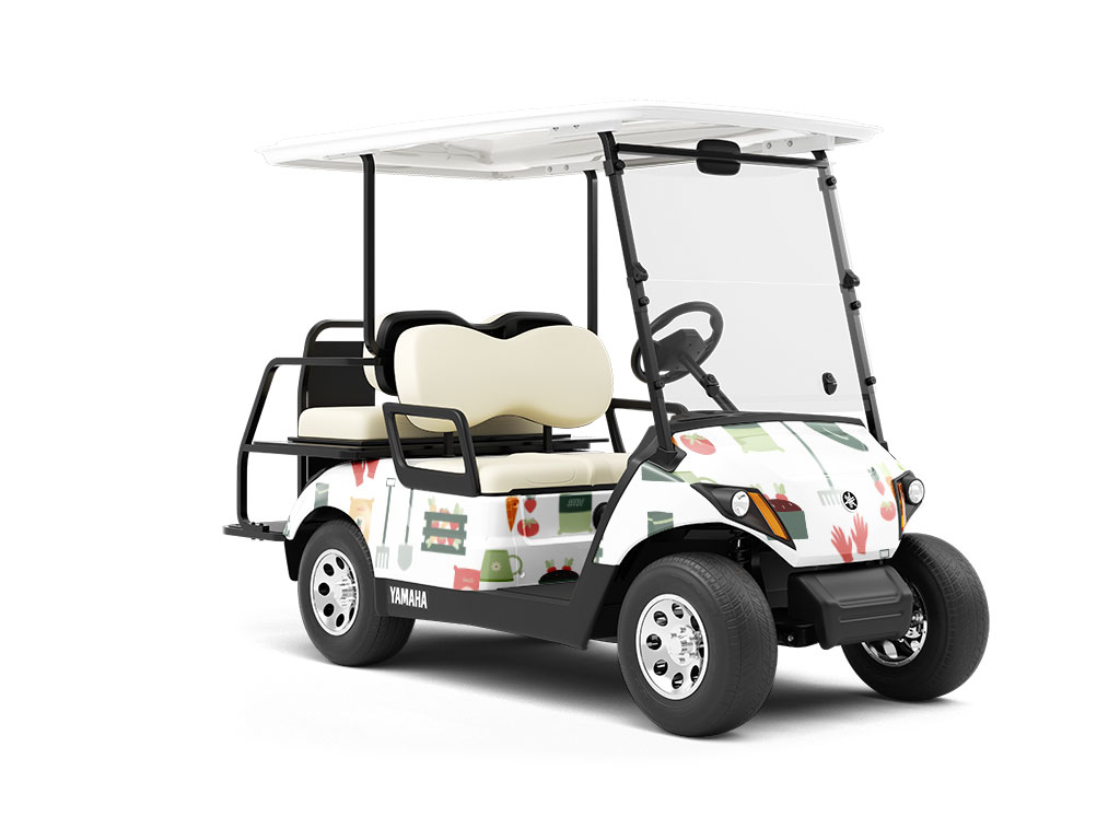 Life Stages Gardening Wrapped Golf Cart