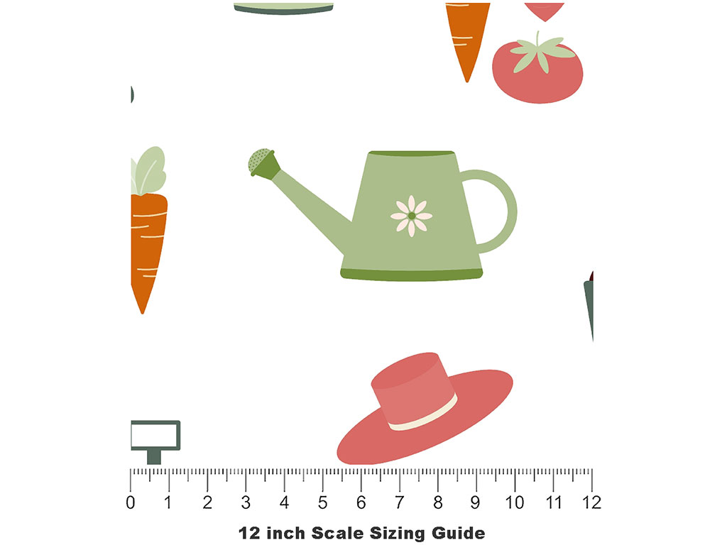 Life Stages Gardening Vinyl Film Pattern Size 12 inch Scale