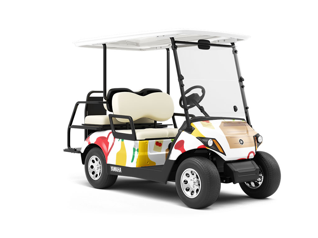 Outdoor Tools Gardening Wrapped Golf Cart