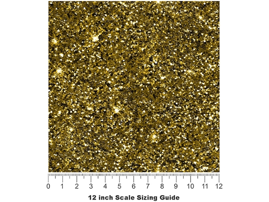Gold Bullion Gemstone Vinyl Film Pattern Size 12 inch Scale