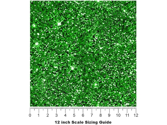 Overgrowth Green Gemstone Vinyl Film Pattern Size 12 inch Scale