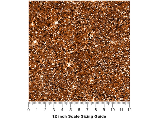 Rich Copper Gemstone Vinyl Film Pattern Size 12 inch Scale