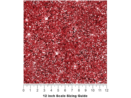 Seeing Red Gemstone Vinyl Film Pattern Size 12 inch Scale
