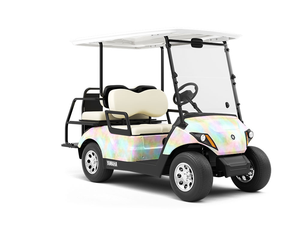 Butterfly Stone Gemstone Wrapped Golf Cart