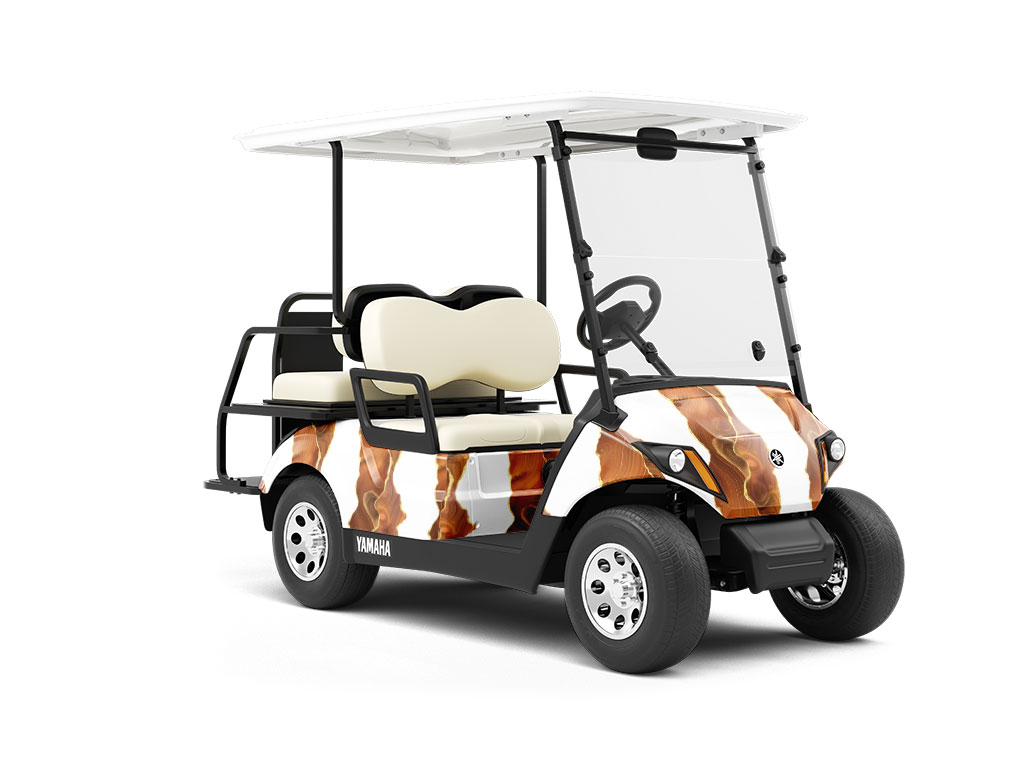 Sweet Potato Gemstone Wrapped Golf Cart